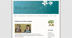 Desktop Screenshot of kita-ampark.ch